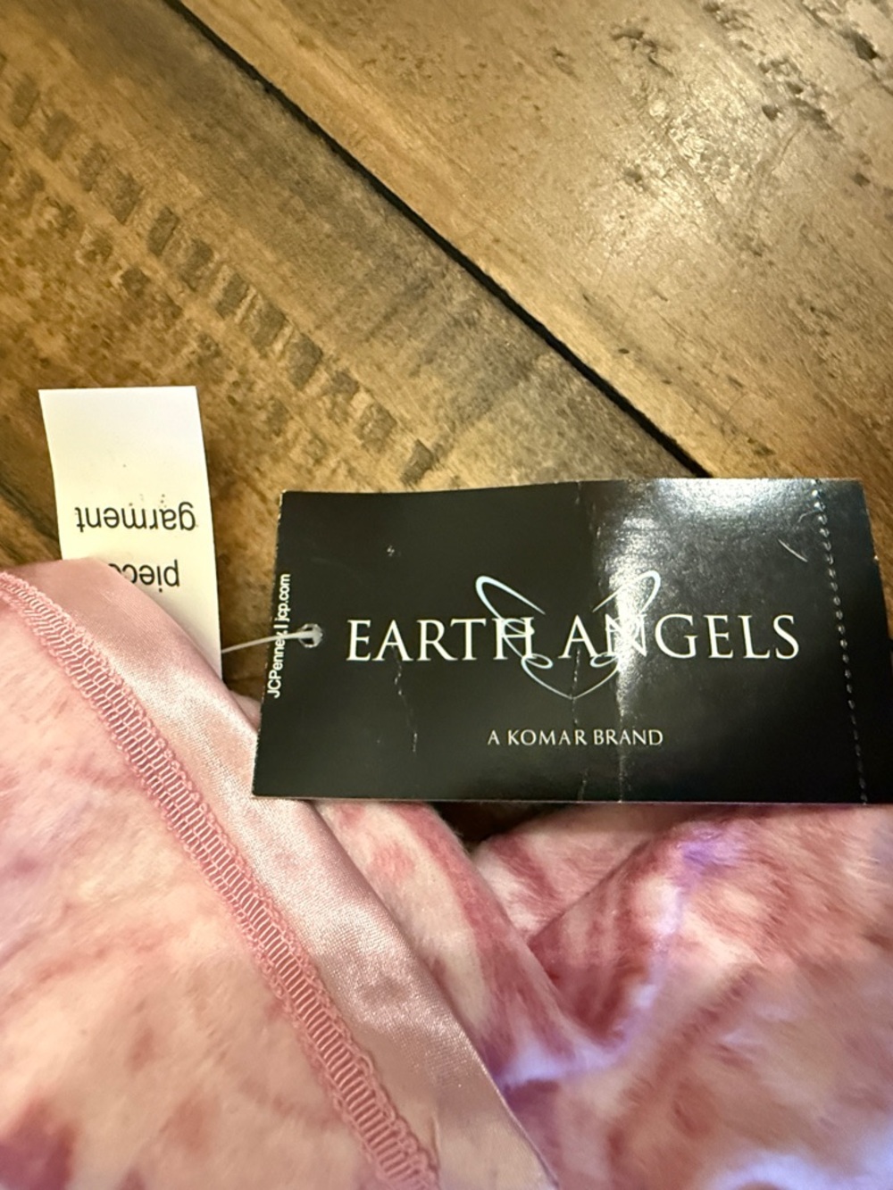 Earth Angels Pink Microfleece Pajama Set Top and Bottom XL - Picture 10 of 10
